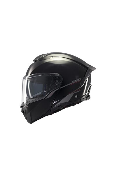 MT Helmets KASK MT ATOM 2 A1 ÇENE AÇILIR PARLAK SİYAH