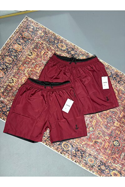 pandy 2 Πακέτα Πολύχρωμα Σορτς Θάλασσας με Φερμουάρ στην Τσέπη