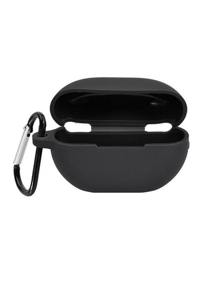 THD Protective case for Huawei FreeBuds Pro wireless stereo headphones, black color, with hook