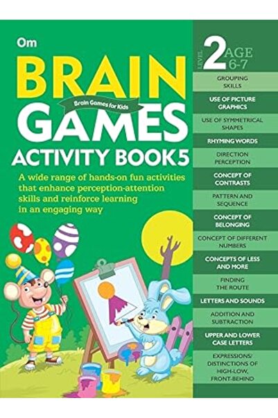 Om Books International ألعاب العقل للأطفال: كتاب الأنشطة 5 المستوى 2 للأعمار ...