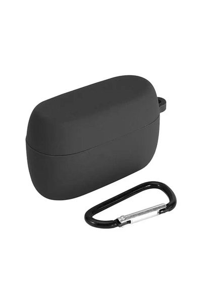 THD Protective case for Jabra Elite 85t wireless stereo headphones, black, with hook