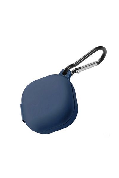 THD Husa pentru protectia castilor Samsung Galaxy Buds2, culoarea albastru denim, cu carlig de prindere
