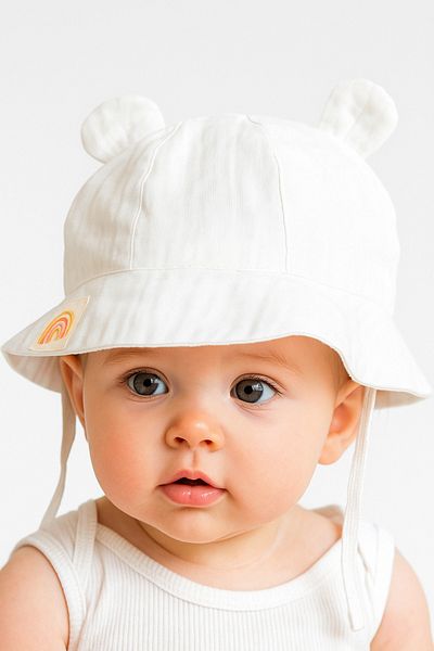 kitikate Organic Lamur Hat Ecru