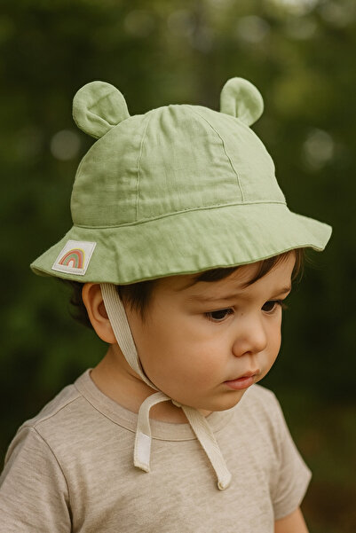 kitikate Organik Lamur Şapka Yeşil