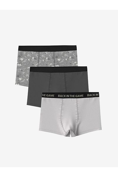 LC Waikiki New Season Printed Boy's Boxer 3-Piece - S5Fp29Z4