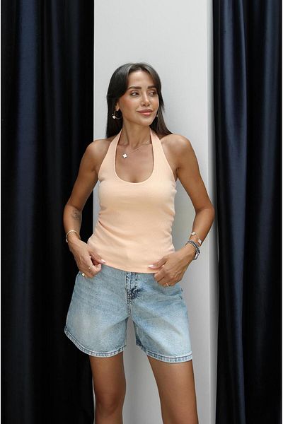 Havoş Salmon Neck Ribbed Undershirt