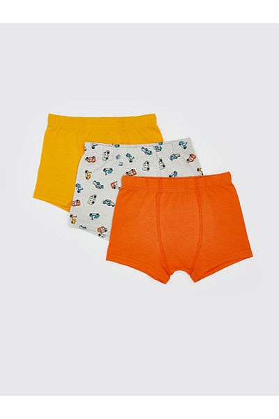 LC Waikiki New Season Printed Boys Boxer 3-Piece - S5Hn37Z1