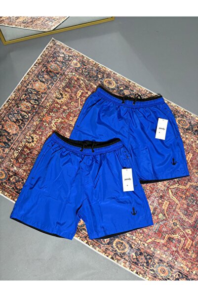 pandy 2 Πακέτα Πολύχρωμα Σορτς Θάλασσας με Φερμουάρ στην Τσέπη