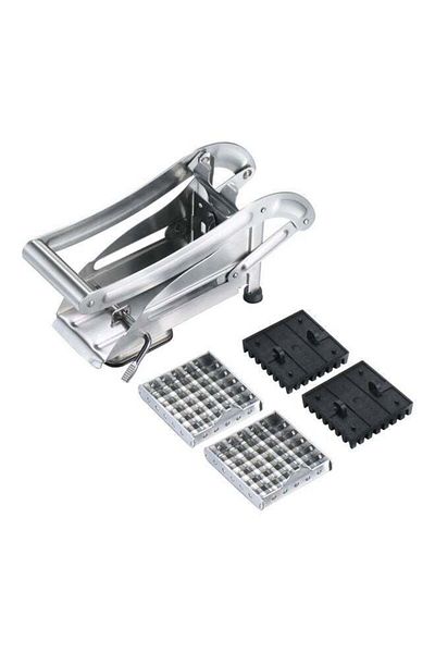 Generic Stainless Steel French Fry Cutter Silver