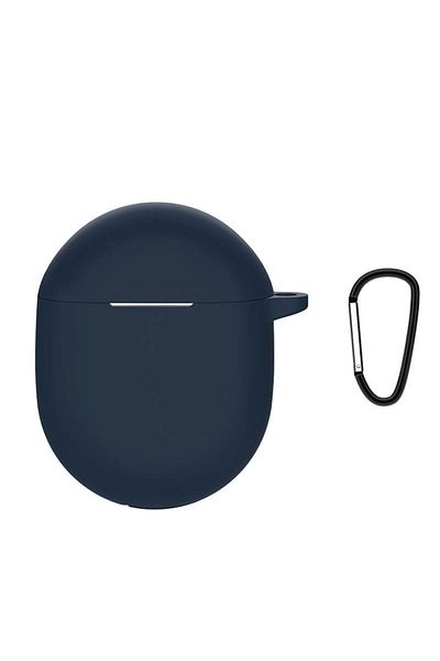 THD Husa pentru protectia castilor Google Pixel Buds Pro, silicon, albastru denim