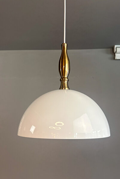 Bamyum Yimpi Beyaz Avize Eskitme Biblo Başlık Tekli Sarkıt Salon Mutfak Kuaför Cafe Lamba Dekoratif