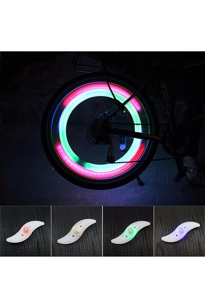 ESPERANZA LED bicycle spoke light, Esperanza, multicolor, 3 lighting modes, waterproof