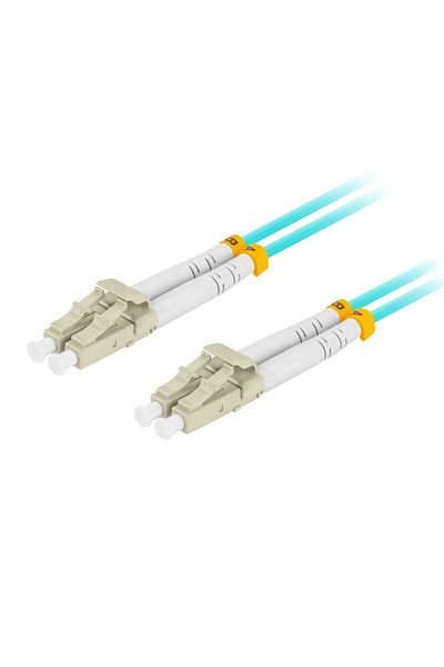 Lanberg Cablu de rețea cu fibră optică cu lungimea de 5 m și conectori LC/UPC-LC/UPC, Lanberg Z32330, MM, DUPLEX