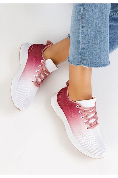 B T Shoes Pantofi sport dama albi Nikola