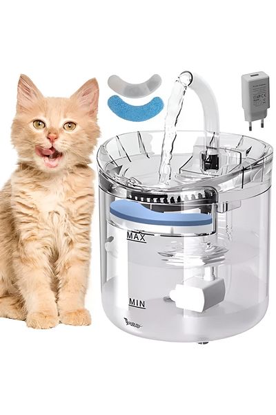 ideal STORE Adapator si Fanatana pentru Animale 2in1 IdealStore, Dimensiune 16,5 x 22 cm, Capacitate 2l, Filtru