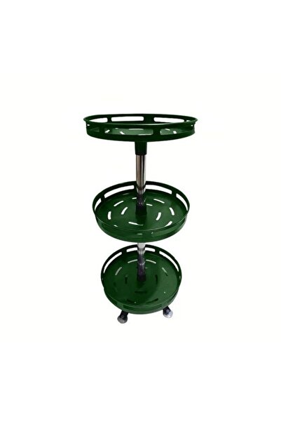 Generic Round rack, rotating wrought iron rack, kitchen countertop, multi-layer turntable, storage rack