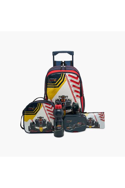 Red Bull Red Bull MV1 Print 5-Piece Trolley Backpack Set - 16 inches