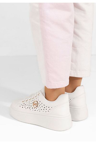 B T Shoes Sneakers cu platformă Nicolette albi