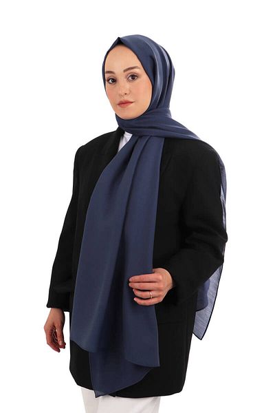 Bursa İpek Μπλε Navy Paris μεταξωτό σάλι
