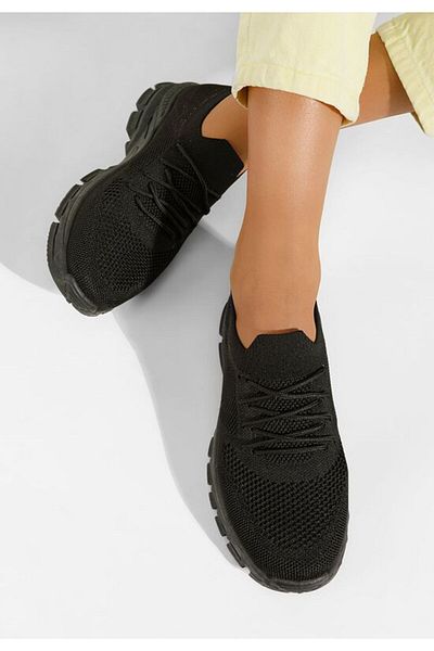 B T Shoes Katrine women's black sports shoes
