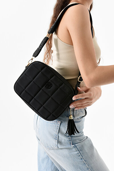 Zealous geantă de umăr utilă pentru femei, cu mâner cu coloană brodată