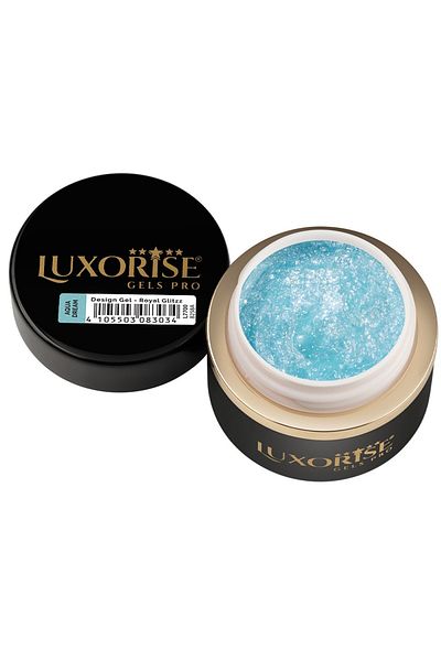 LUXORISE Gel de design 3D - Royal Glitz, Aqua Dream 5ml