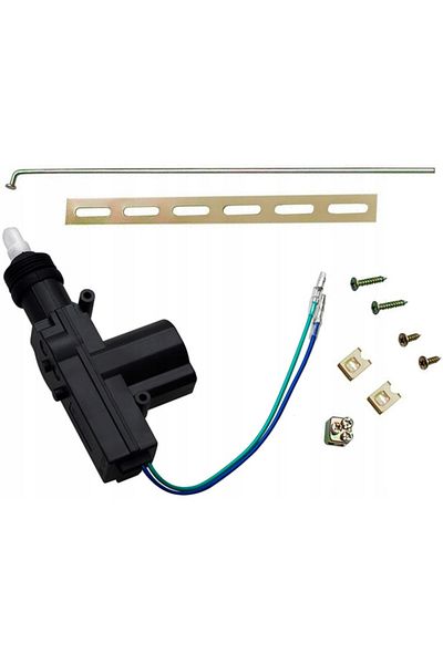 Blow Central locking servo motor, 2 cables, Up to 4.5 kg, DC 12V, Black