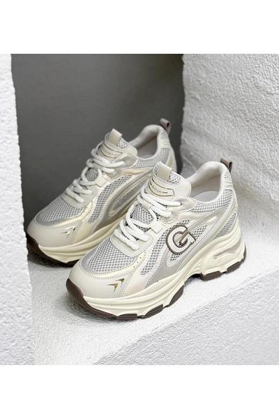 Guja 25Y323 Women's High Hidden Wedge Sole Sneaker Sports Shoes
