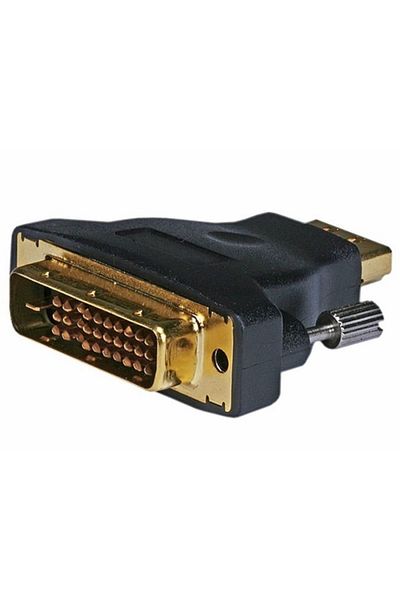 nelbo Nelbo HDMI to DVI-D (24+1) adapter, male-male shielded
