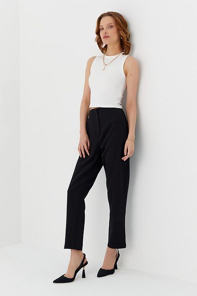 Shopping Shop Pantaloni Pensli cu talie înaltă NEGRI