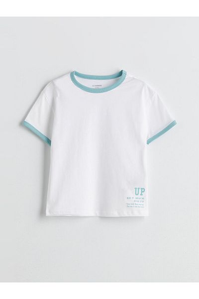LC Waikiki Crew Neck Text Printed Boys' T-Shirt