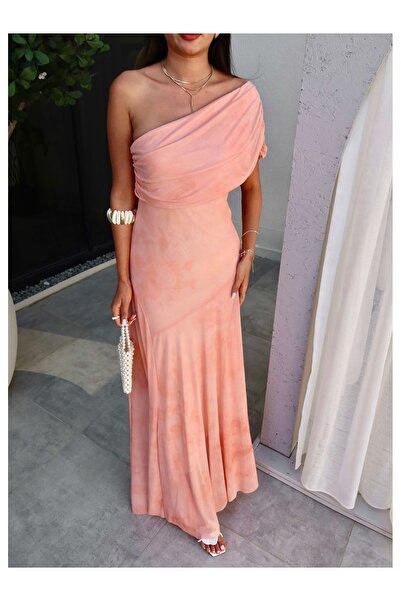 ESRAHELVACI Rochie cu model Tie Dye pe un umăr