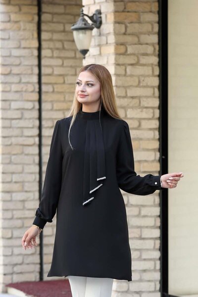 Modaviki Işıl Tunic Pantsset Black Nra44