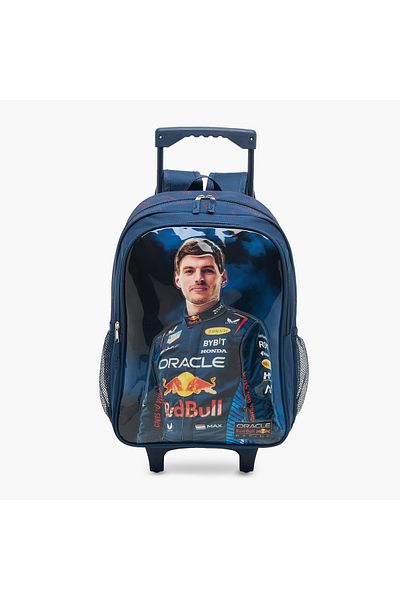 Red Bull Red Bull Max Verstappen Print 5-Piece Trolley Backpack Set - 16 inches