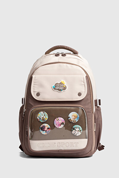 ÇÇS 51959 School Backpack Student Daily Travel Holiday Sports Walking Trip Visiting Mink