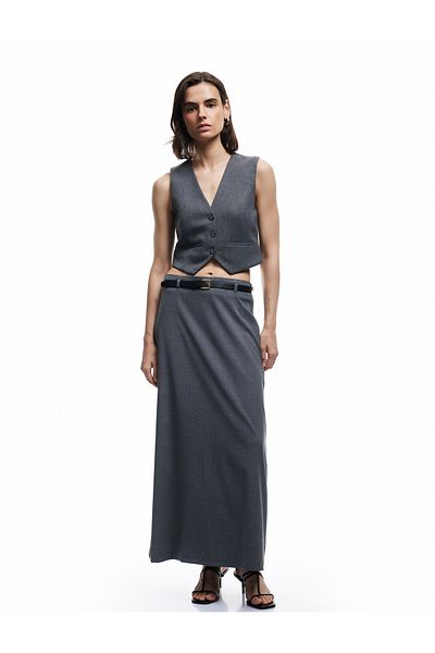 Koton Regular Fit Standard Waist Midi Pencil Skirt