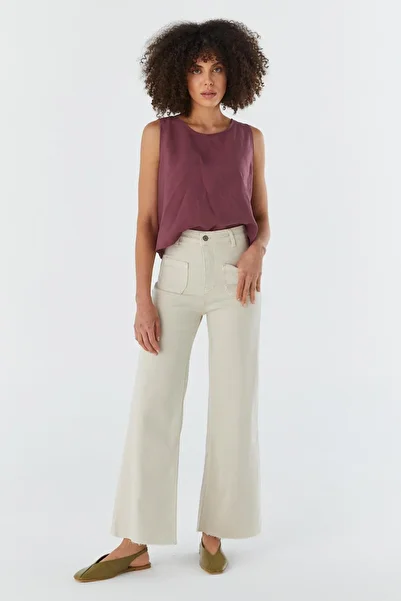 Shopping Shop Wide Leg Trousers Beige