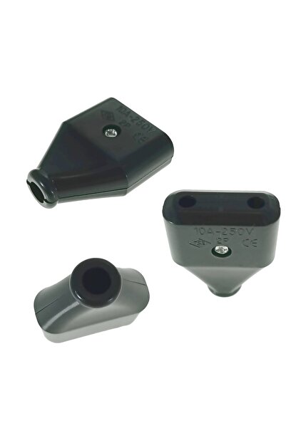 OEM Flat coupler for euro type socket, model 40095, EU, 220-240V, 10 A, black