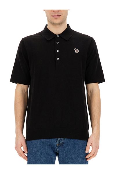 Paul Smith Polo Shirt With Zebra Patch