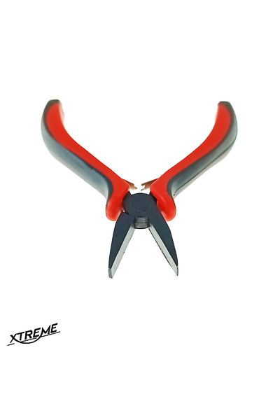 XTREME Combination pliers, spring-loaded, Xtreme HY-21B 00563, 125mm, flat gripping surface, red with black