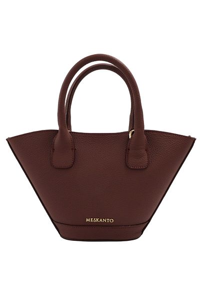 Meskanto Bouquet Genuine Leather Hand and Shoulder Bag with Strap