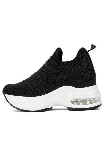 Guja 25y300-5 Pantofi sport pentru femei Air High Hidden cu talpă căptușită, potrivire strânsă, mărimea 1 mare
