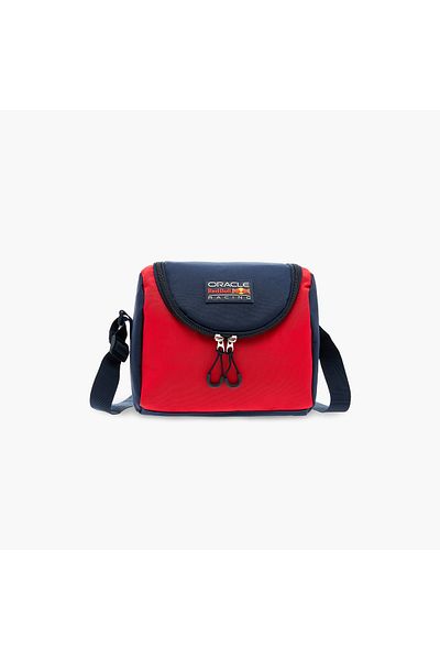 Red Bull Colourblock Lunch Bag with Zip Closure and Adjustable Strap