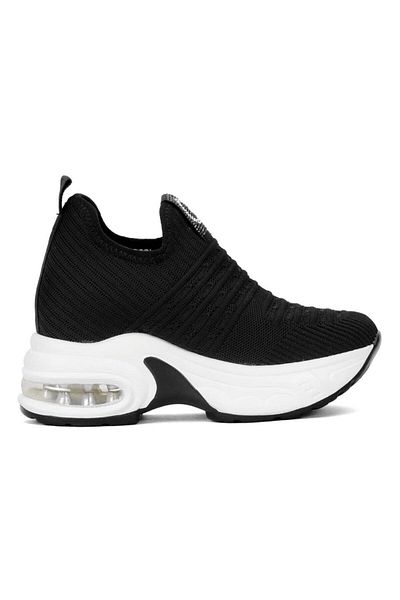 Guja 25y300-5 Pantofi sport pentru femei Air High Hidden cu talpă căptușită, potrivire strânsă, mărimea 1 mare