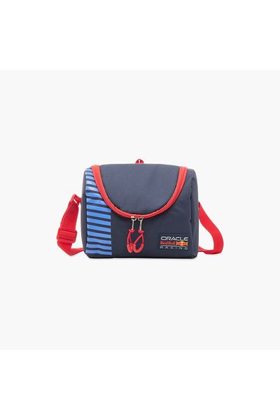 Red Bull Logo Print Lunch Bag with Zip Closure