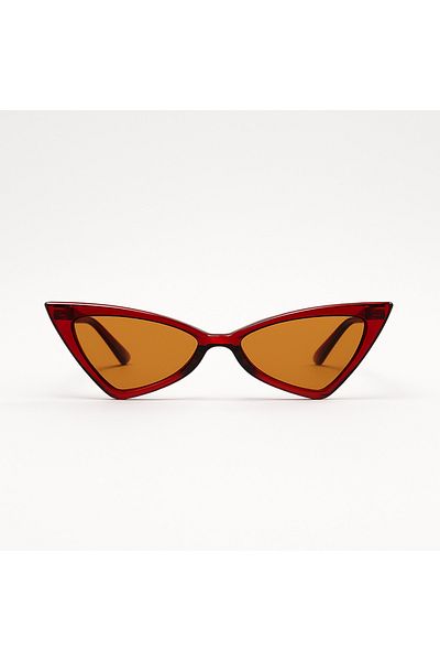 Toz Vintage نظارات شمسية Krazzi Butterfly Brown Vintage Retro Cat