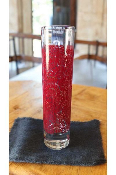 Hureggo Glass Vase Bohemia Florero Decorative & 20 cm