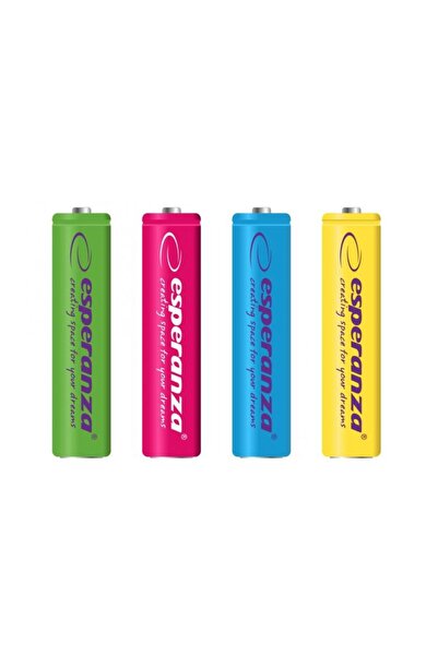 ESPERANZA Set de 4 baterii AA (R6) Esperanza 92344, 2000mAh, Ni-MH, 1.2V, reî...