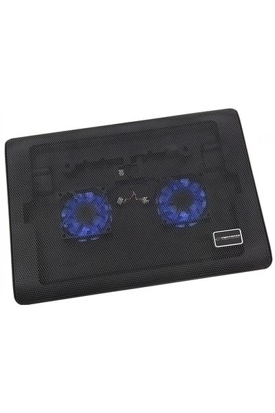 ESPERANZA Notebook/Mac Cooler 15.6 inch, 38CFM, 2 fans, LED lighting, Esperanza Tivano