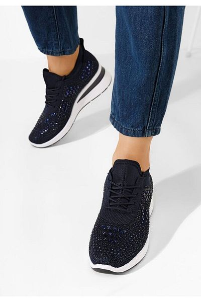 B T Shoes Teniși cu platformă Keeley bleumarin